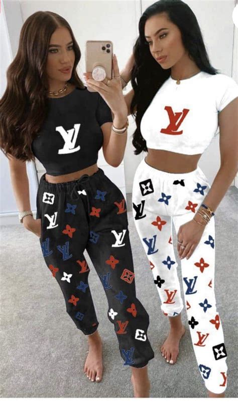 louis vuitton two piece set